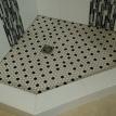Tiled shower